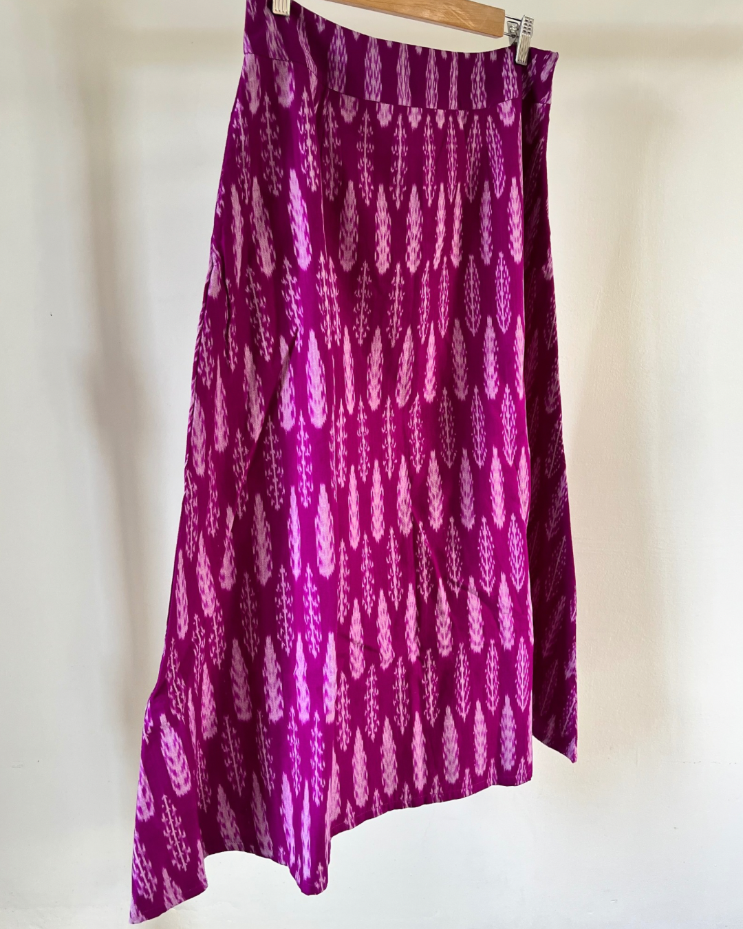 Nila Skirt - purple pink ikkat