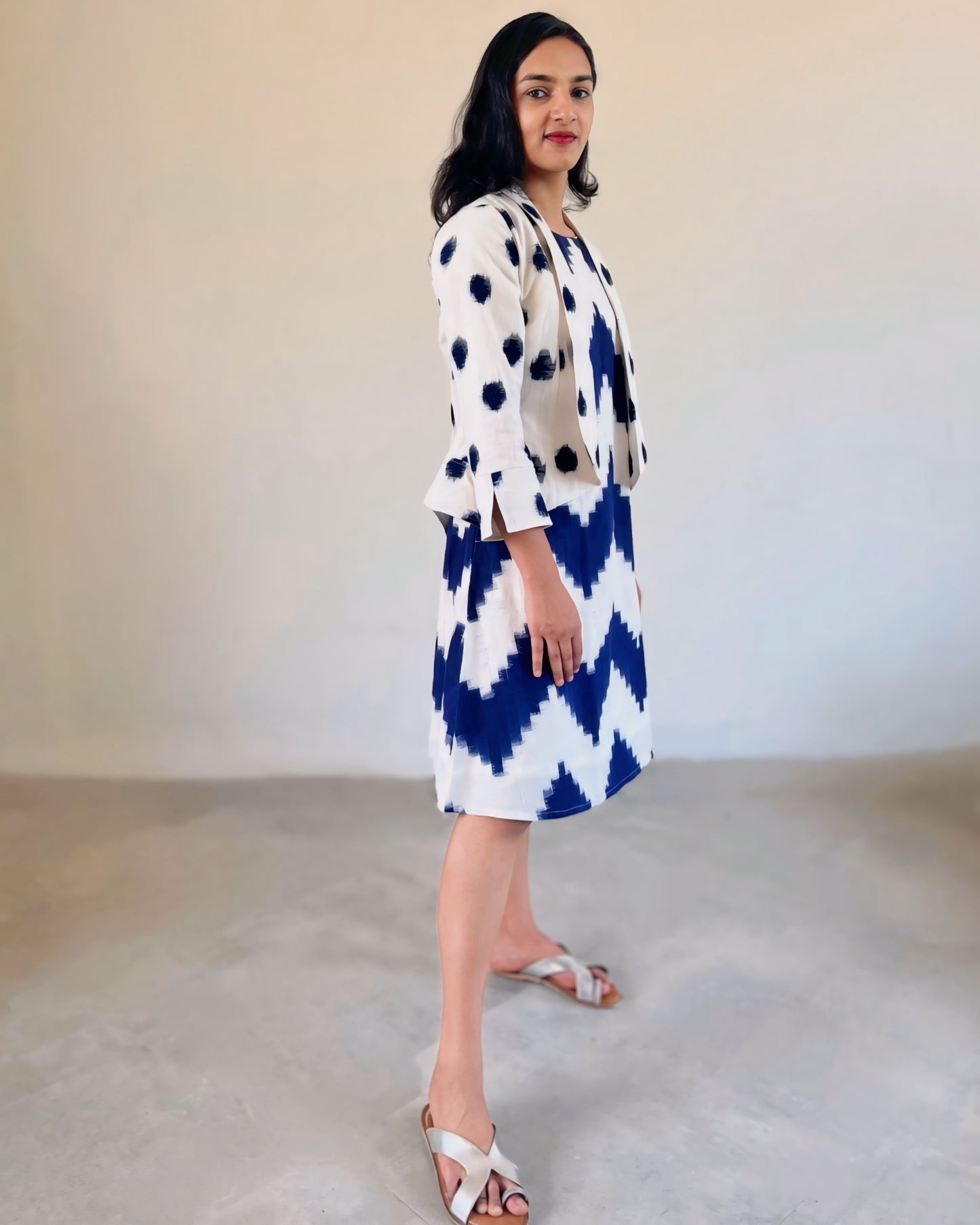 Graphic Jacket - Circle ikkat