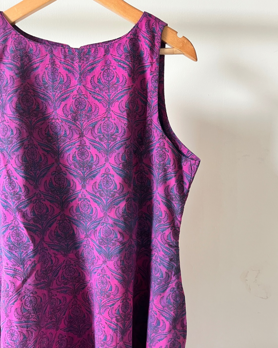 Varada Dress - purple pink block