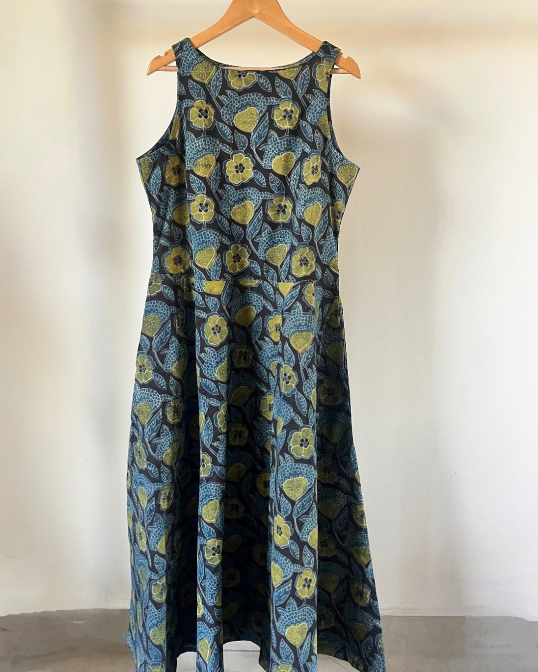 Varada Dress - indigo block