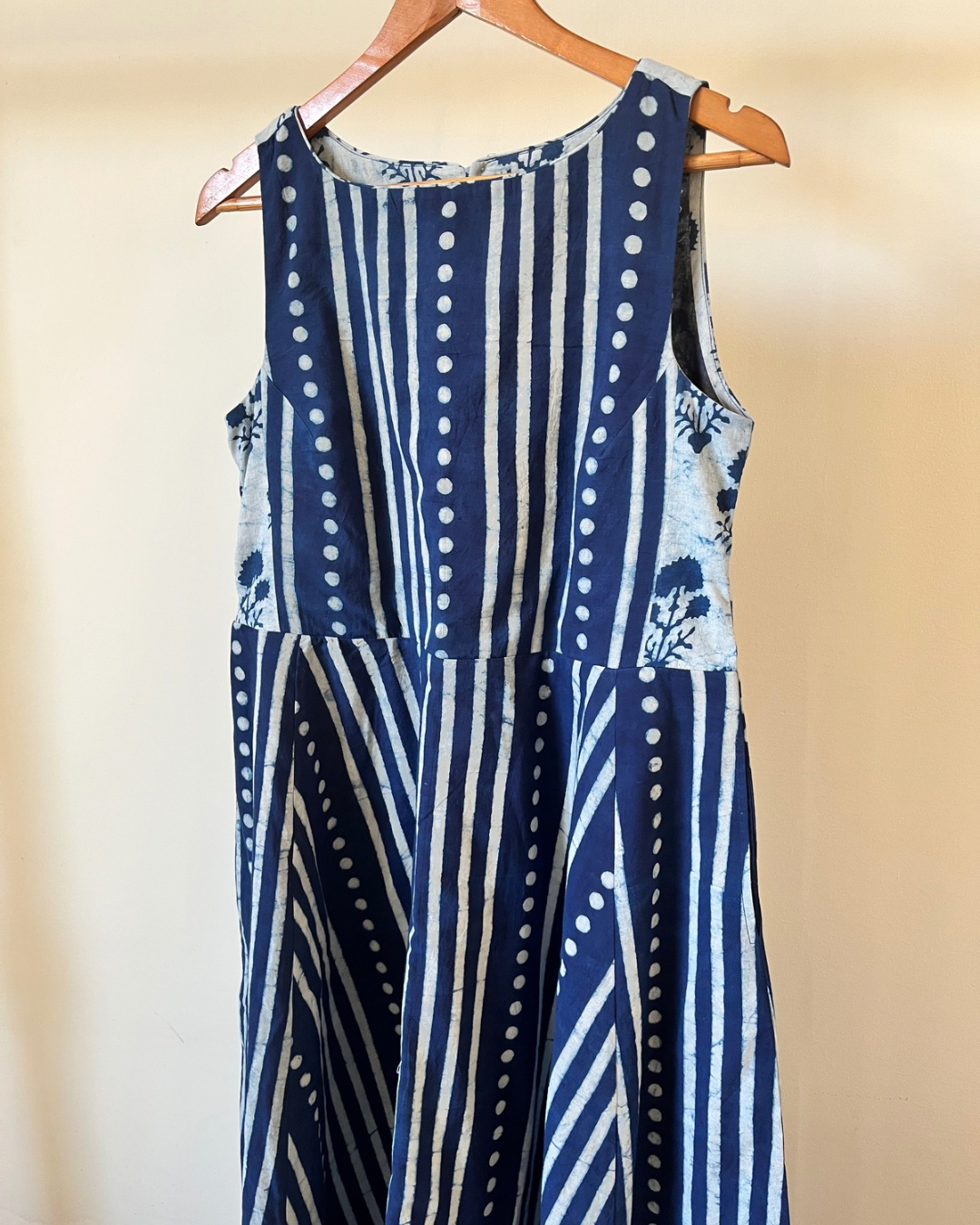 Varada Dress - indigo block