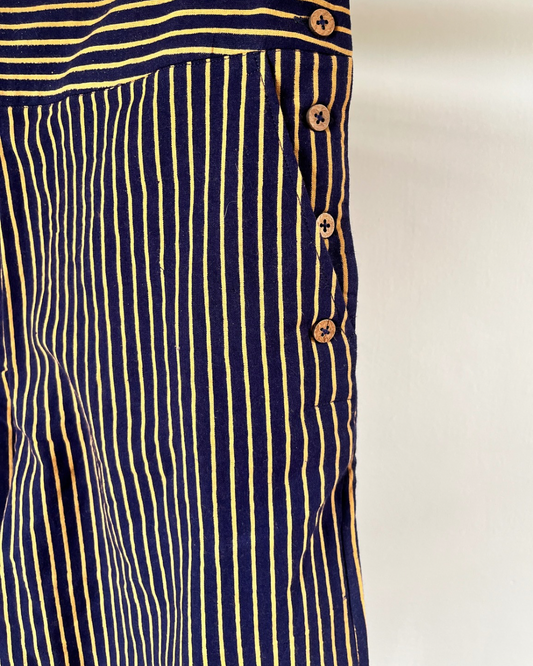 Sail Edit Pants - Indigo Stripes