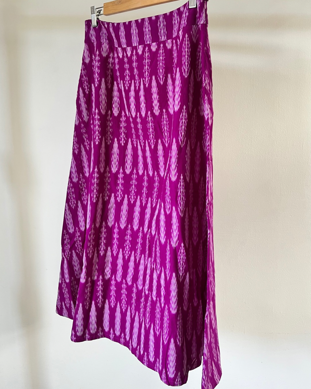 Nila Skirt - purple pink ikkat