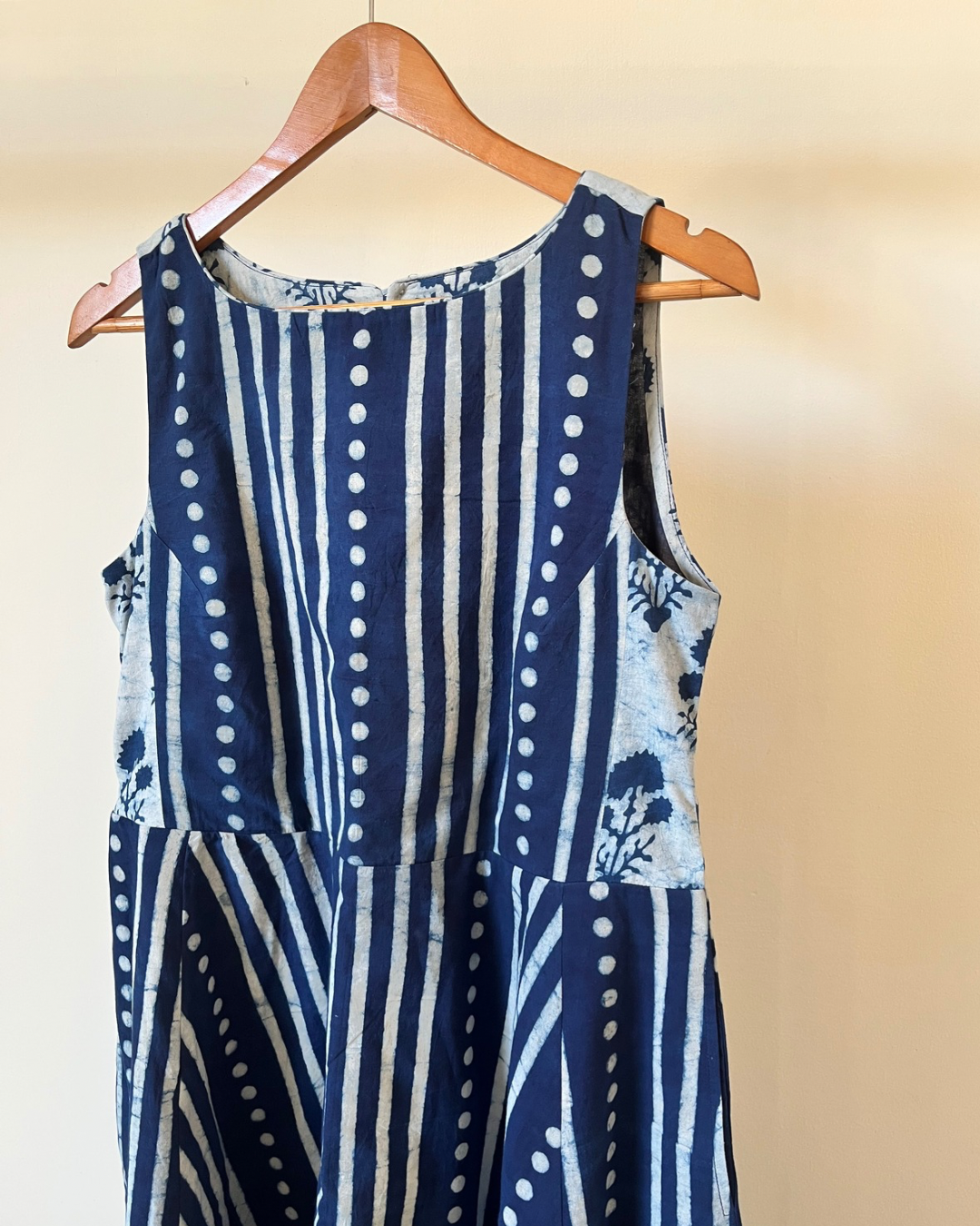 Varada Dress - indigo block
