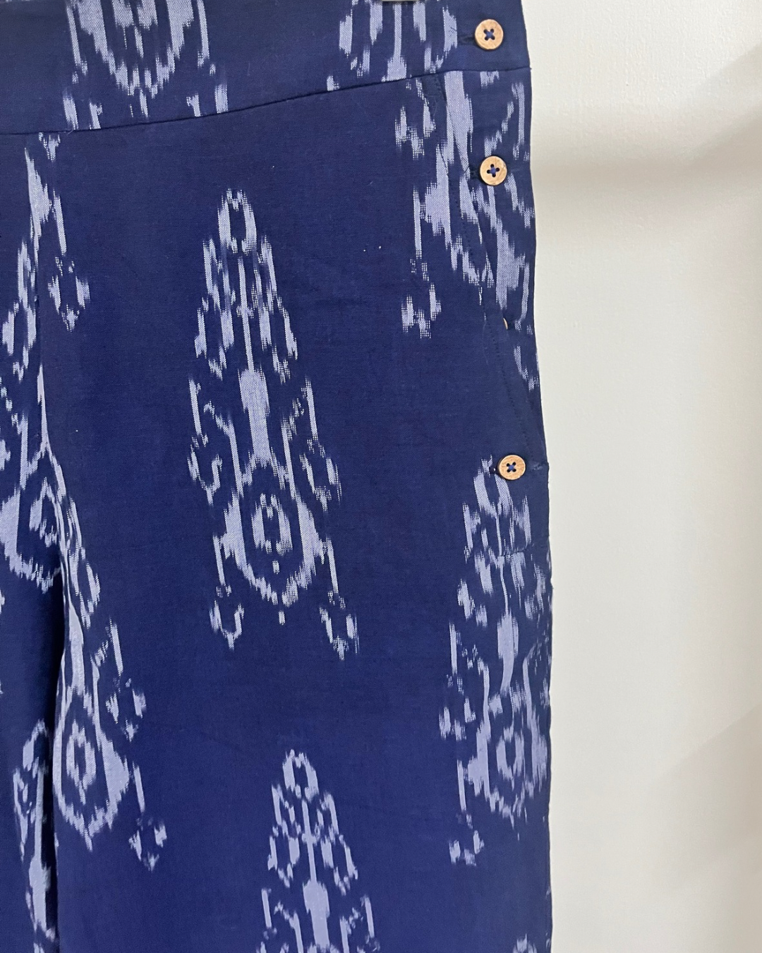 Sail Edit Pants - indigo ikkat