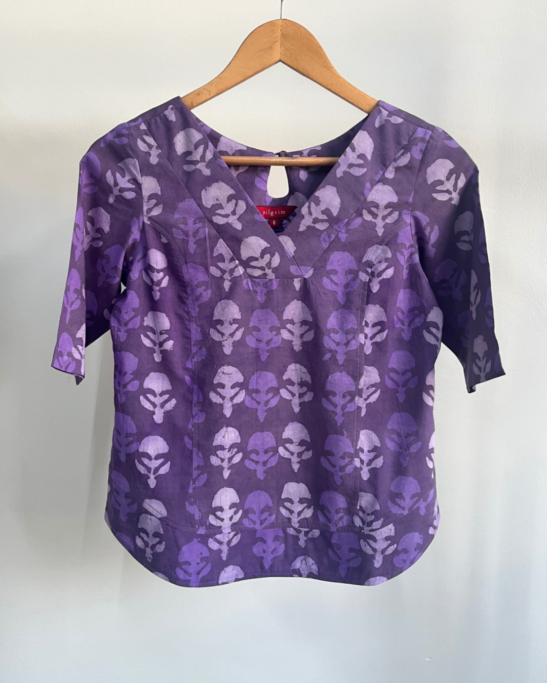 Gypsy (Sleeved) - Light Purple Block Print