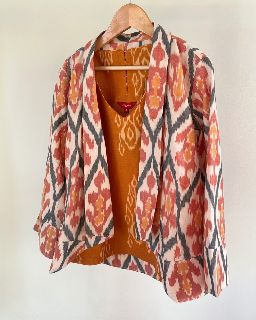 Graphic Jacket - Geometric ikkat