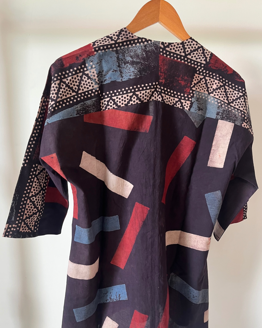 Fly Away Top - Black ajrakh