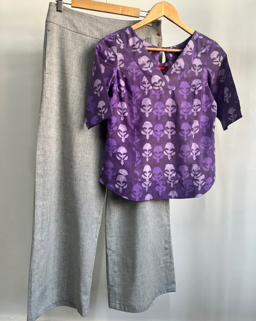 Gypsy (Sleeved) - Light Purple Block Print