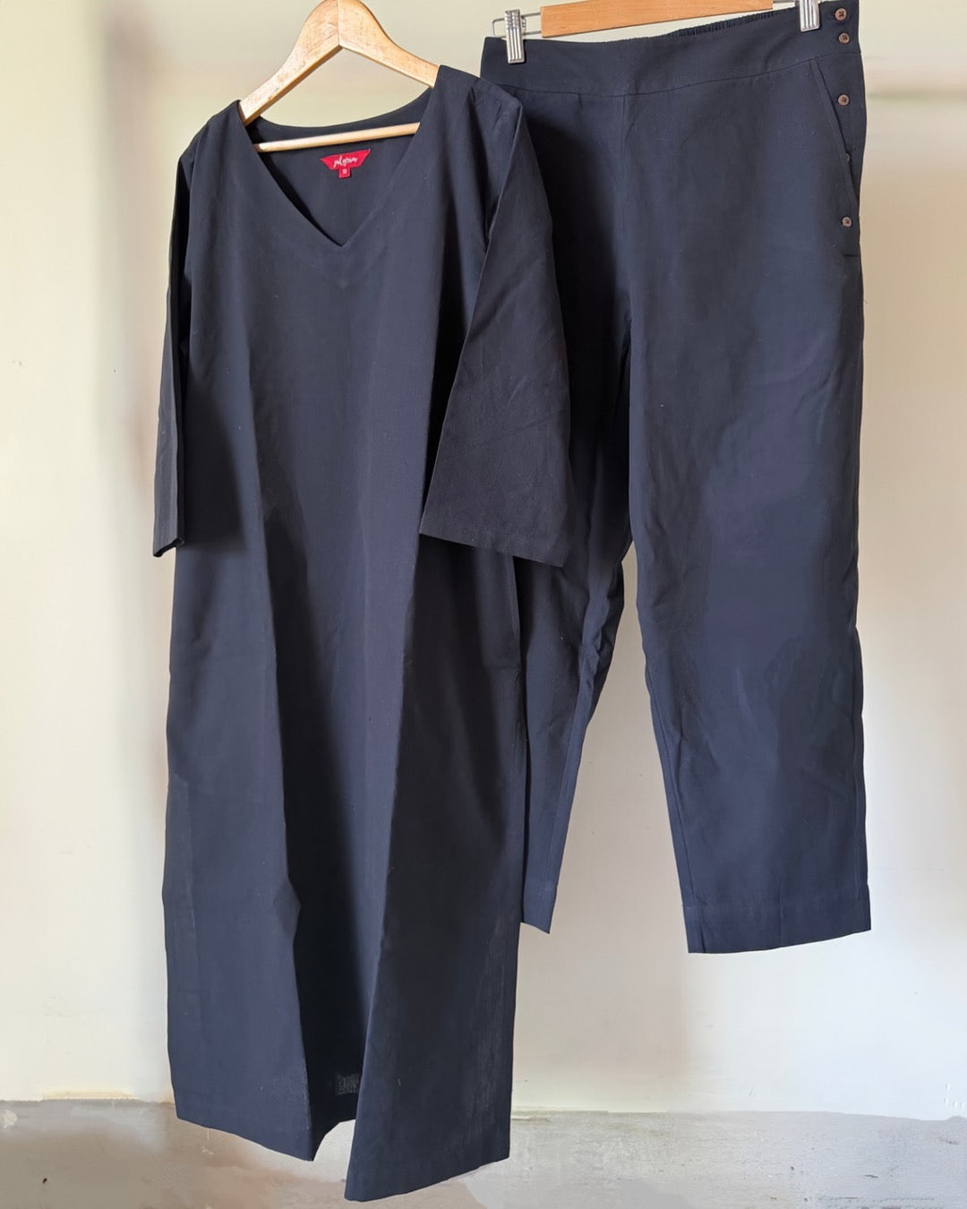 Minakshi Kurta and Sail edit pants - night sky