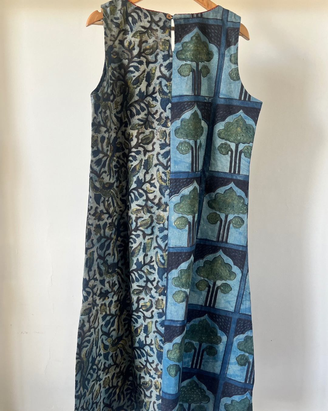 Minakshi Kurta - indigo block