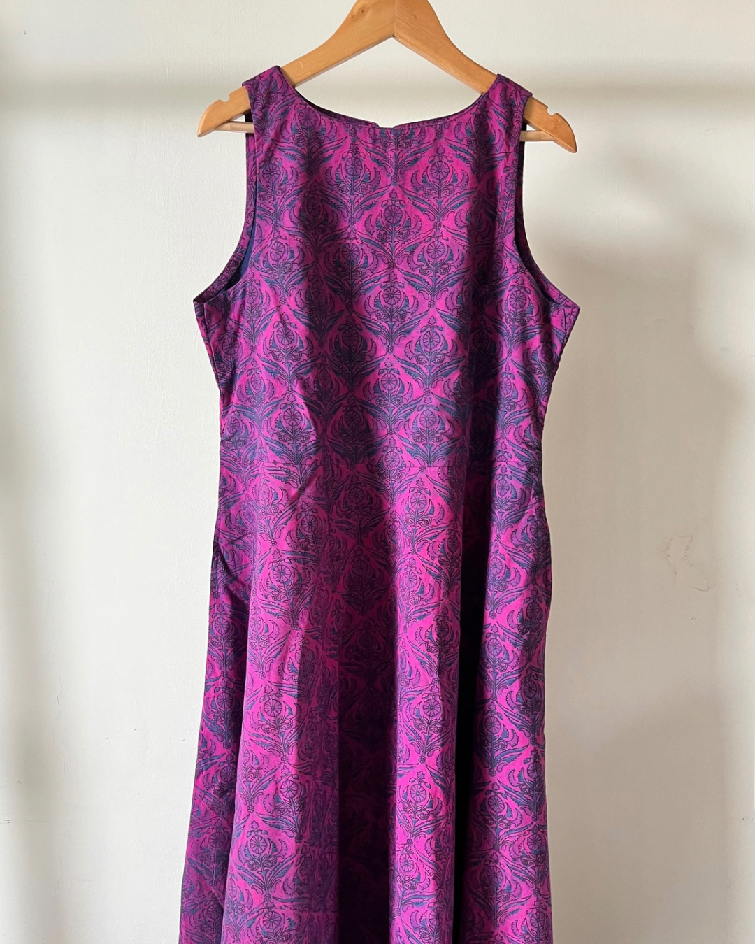 Varada Dress - purple pink block