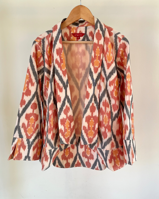 Graphic Jacket - Geometric ikkat