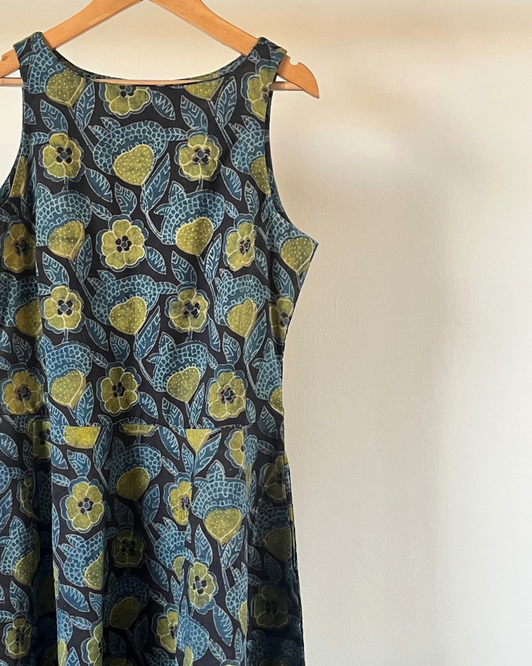 Varada Dress - indigo block