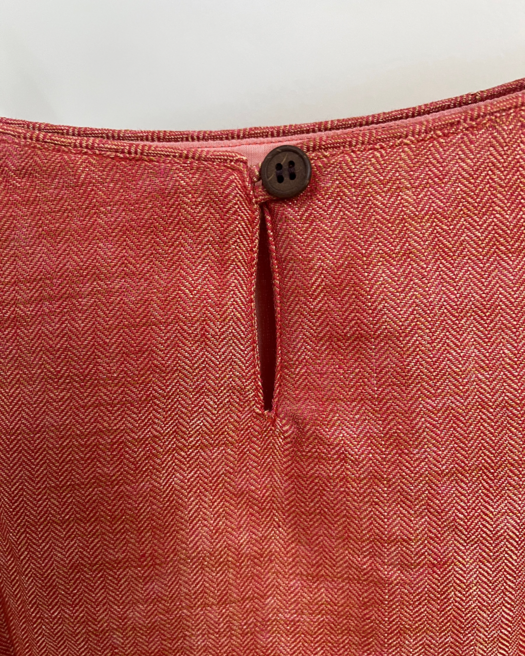 Uttara - Orange Herringbone