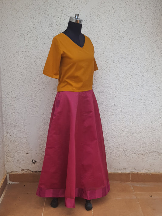 Halfmoon Skirt - Deep Pink