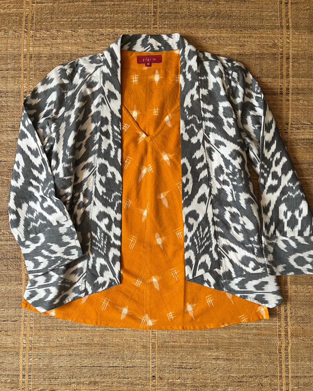 Swing Halter Bright Yellow Ikat