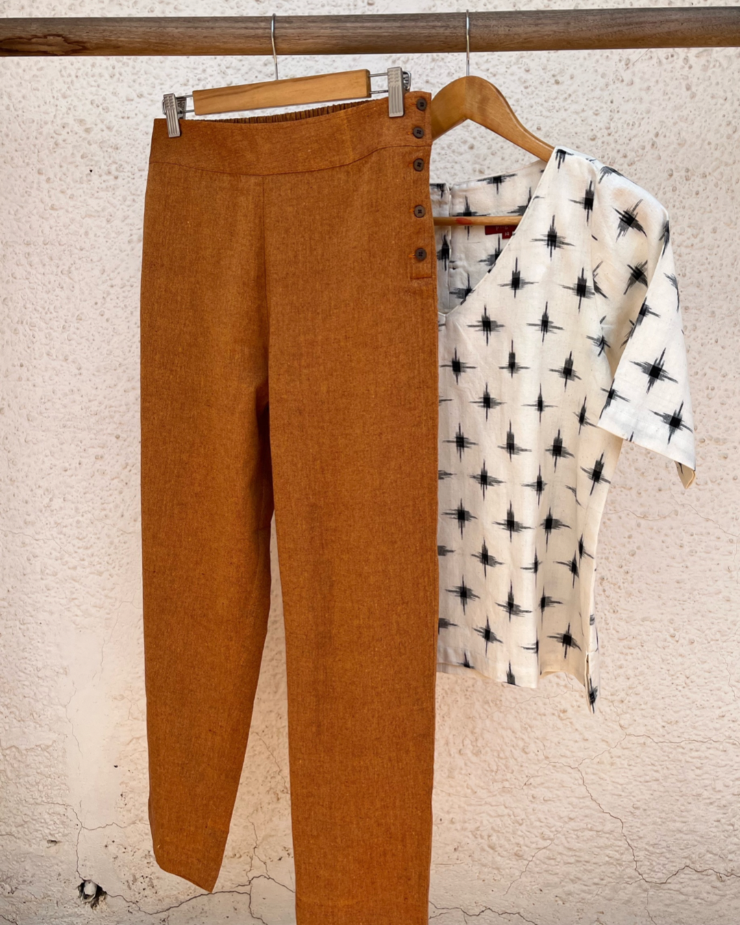 Sail Edit Pants - Mustard Red