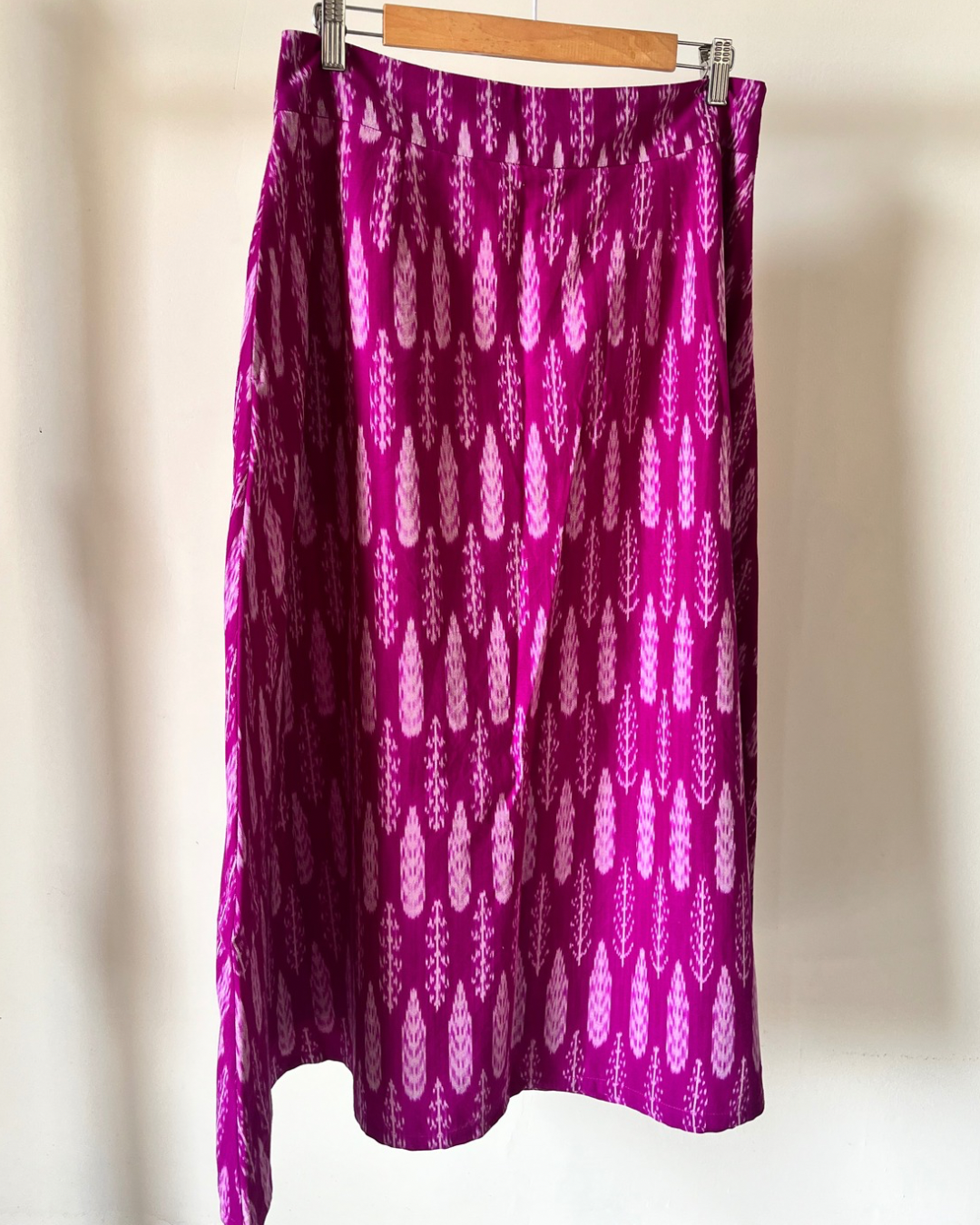 Nila Skirt - purple pink ikkat