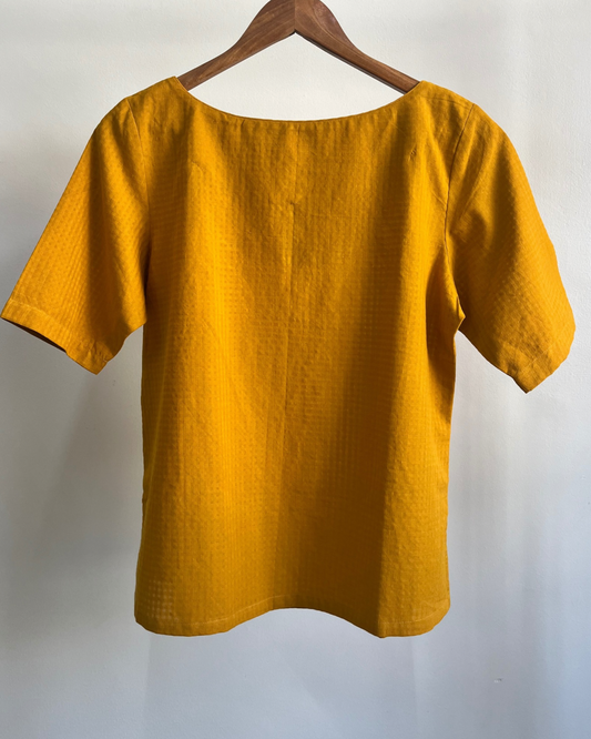 Uttara Top - Haldi Cotton