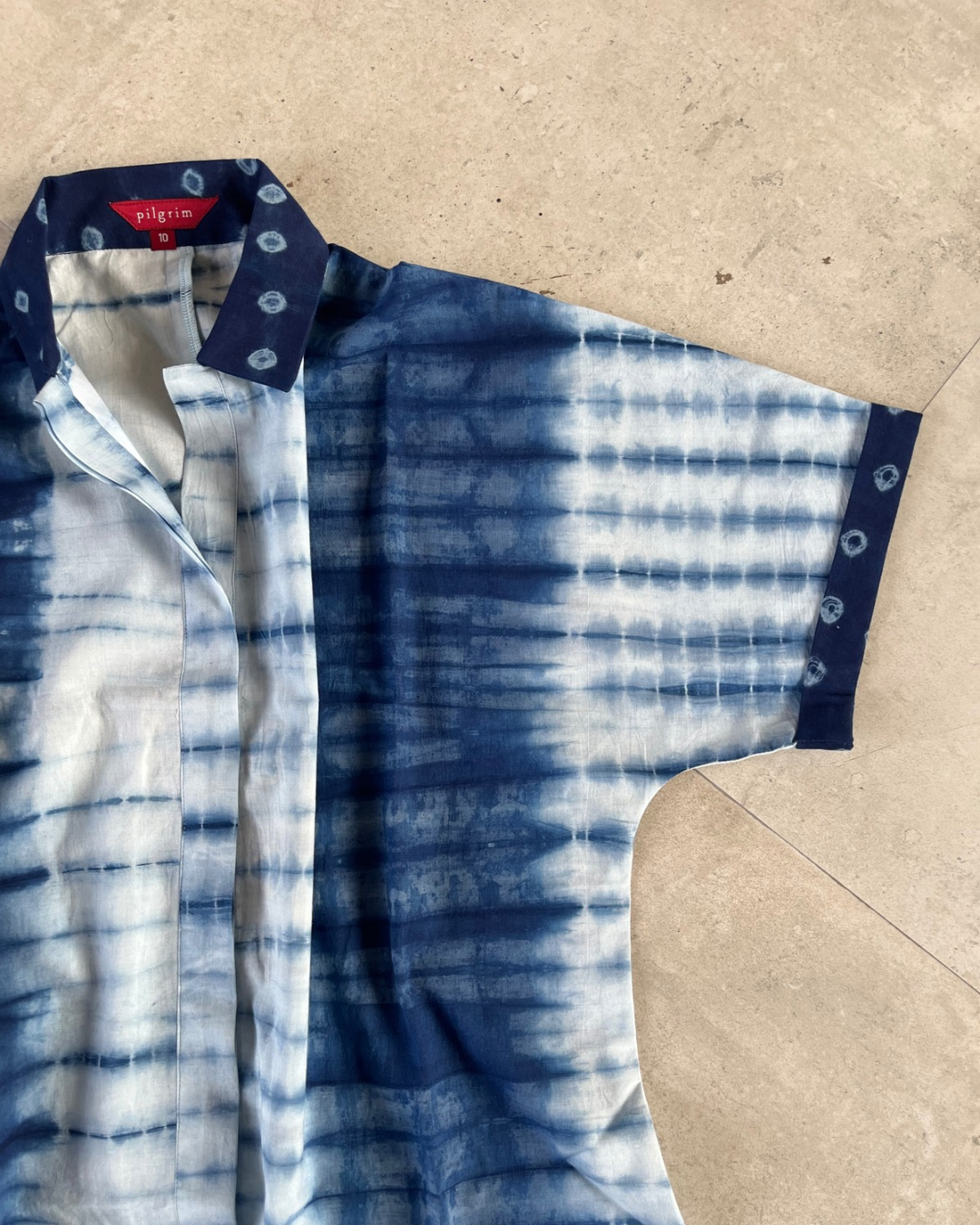 Devi Shirt - indigo tie dye