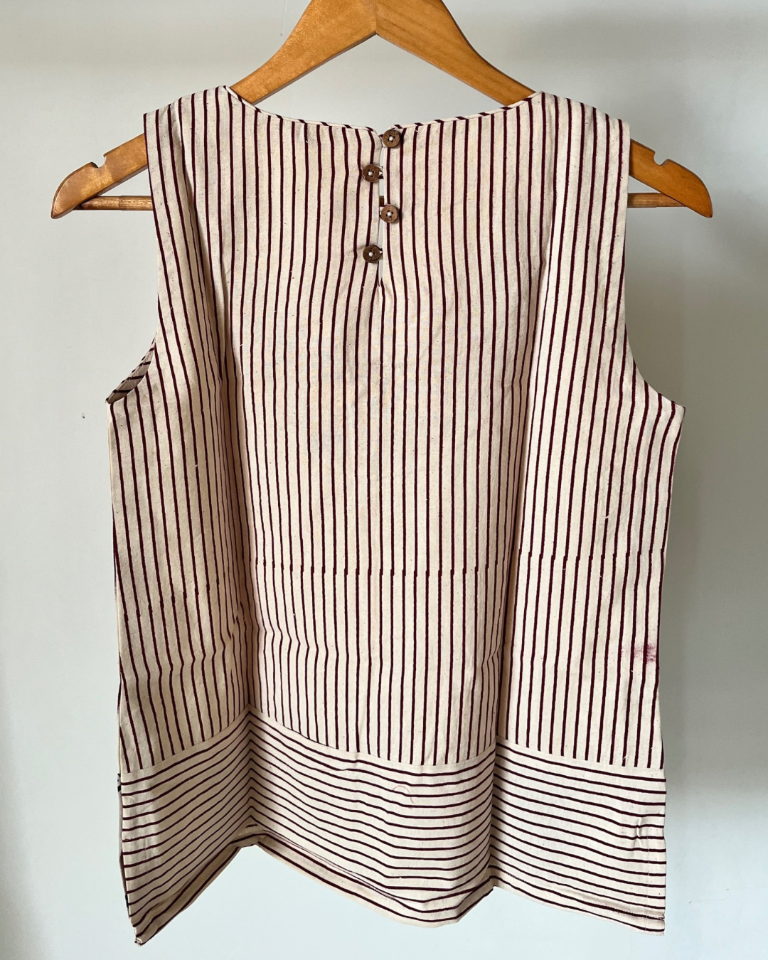 Maya top - red stripes