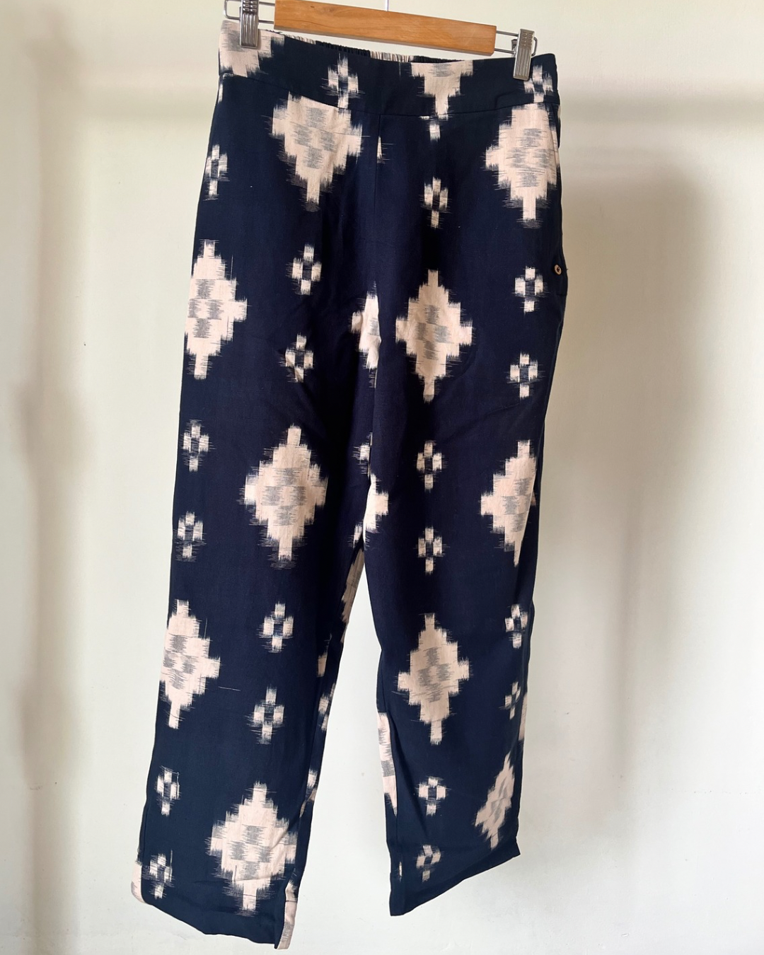 Sail Edit Pants - black ikkat
