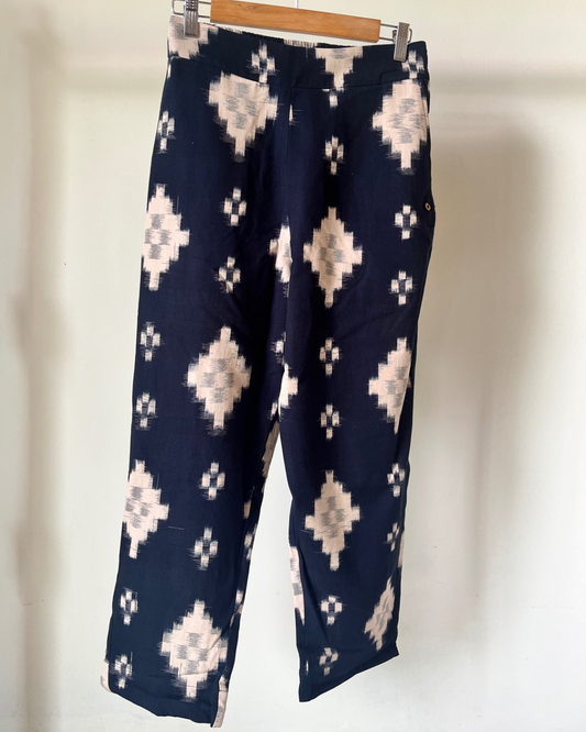 Sail Edit Pants - black ikkat