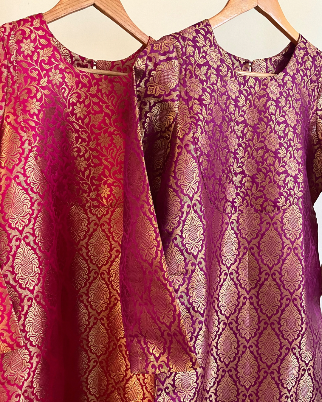 Sitara Kurta -Purple brocade