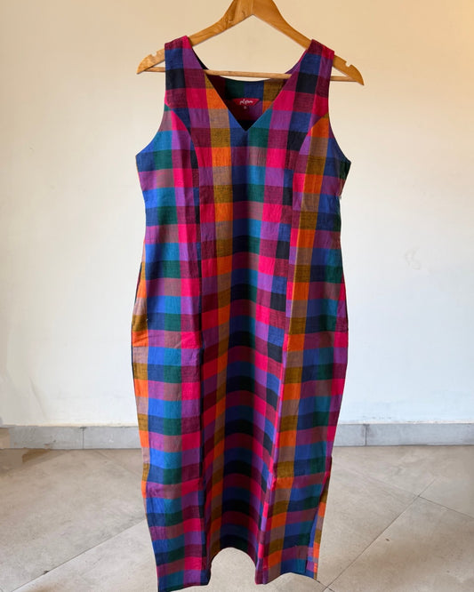 Nutan Dress - checked