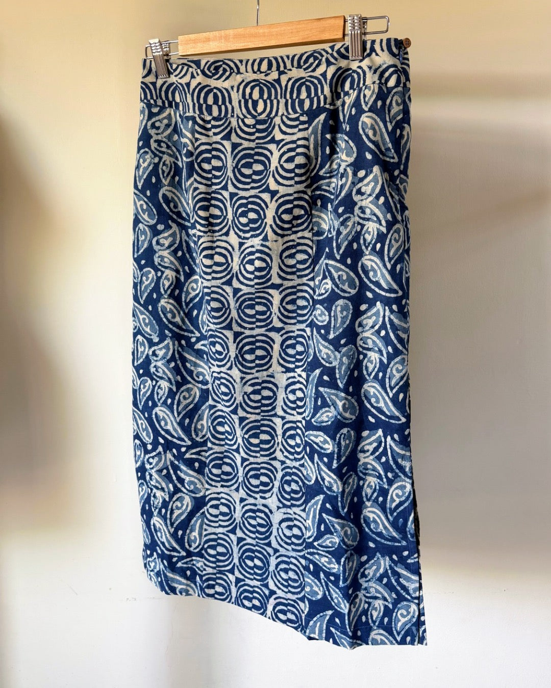 Anya Skirt - indigo block