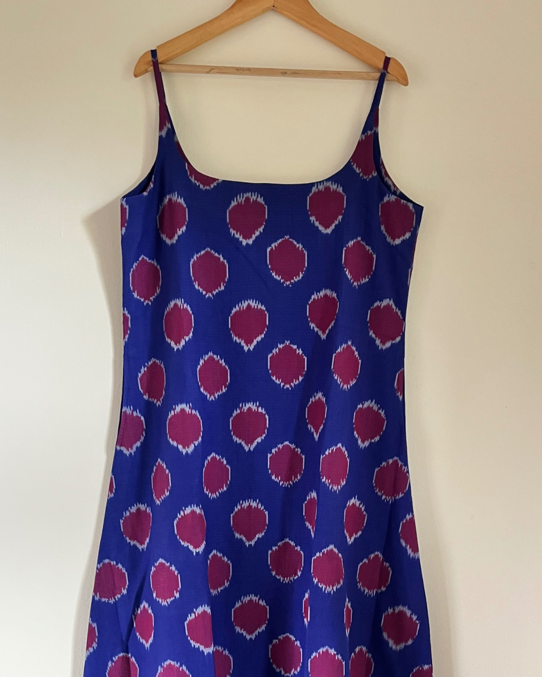 Zadie Dress - indigo circle ikkat