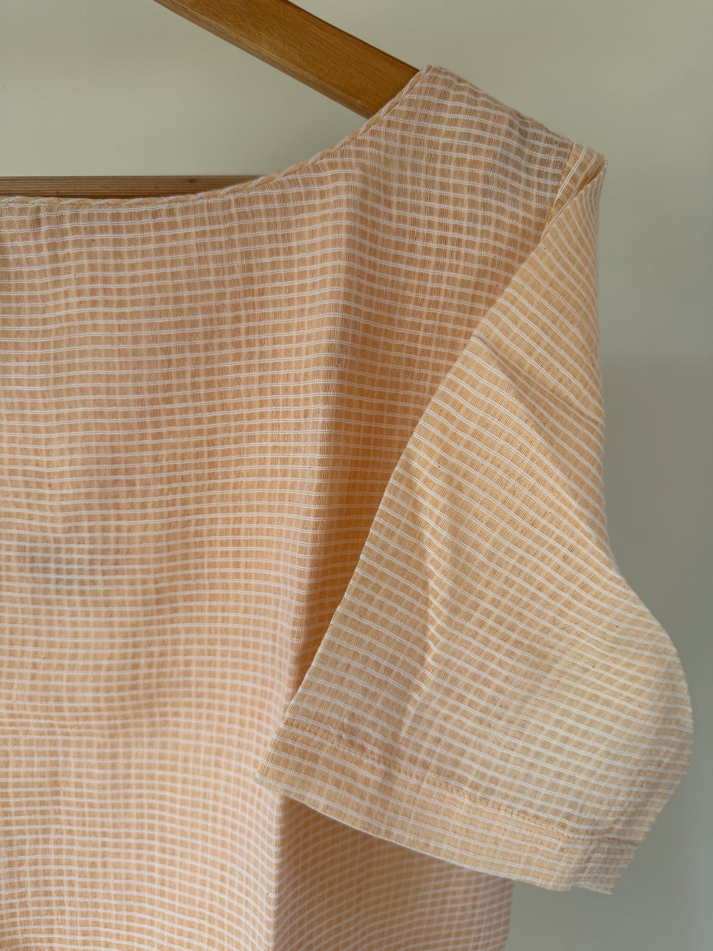 Uttara Top - beige checks