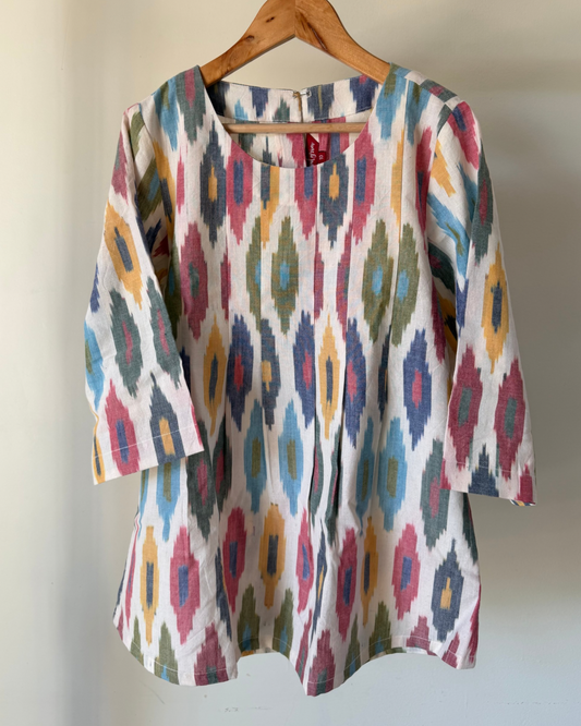 Avni Top - Multi coloured Ikat