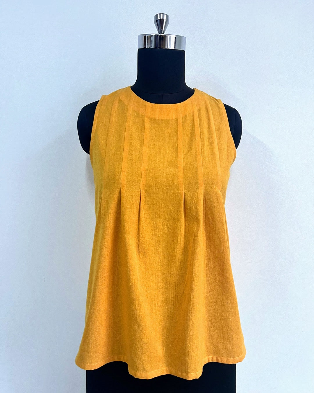 Avni Top - Yellow Cotton