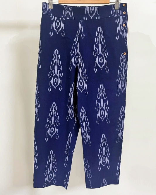 Sail Edit Pants - indigo ikkat