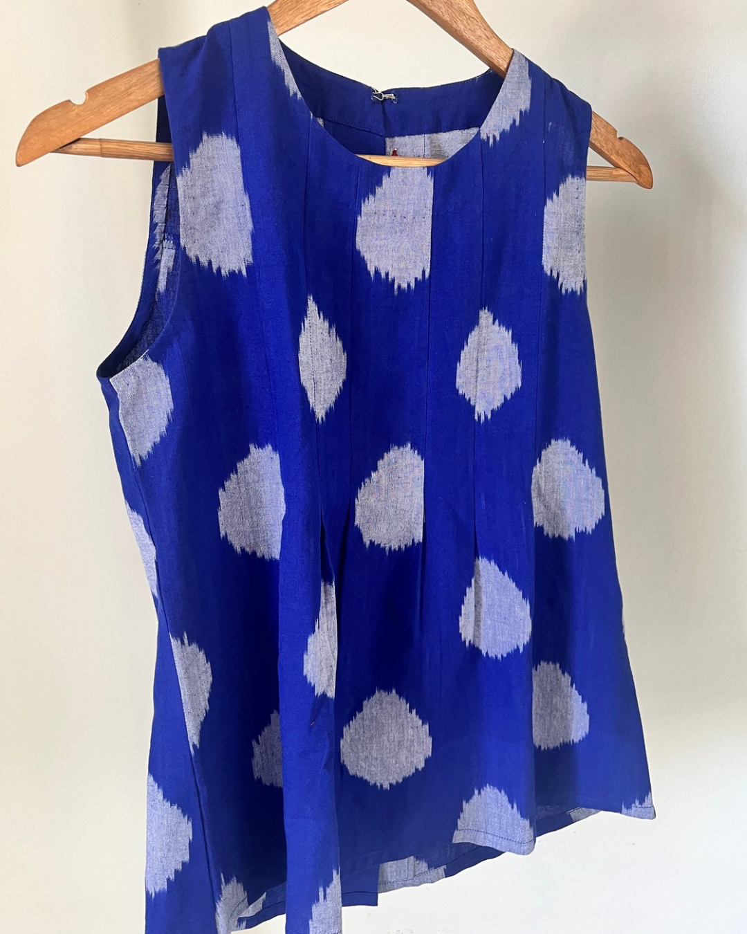 Avni Top - Ink Blue Ikat