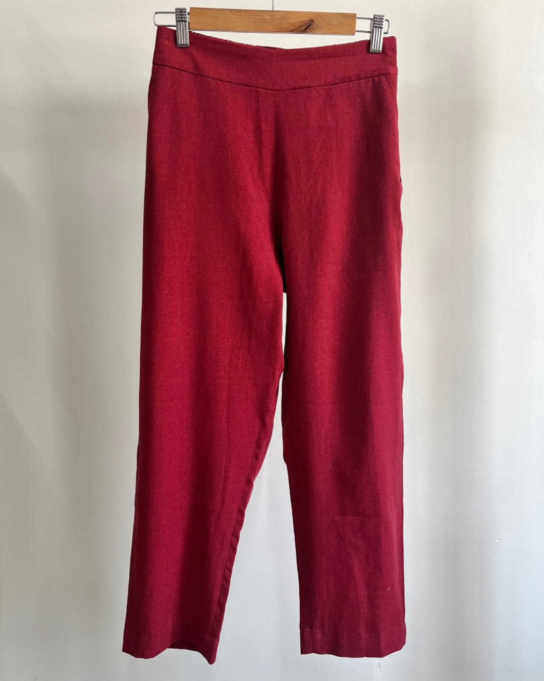 Sail Edit Pants - Ruby Red Cotton