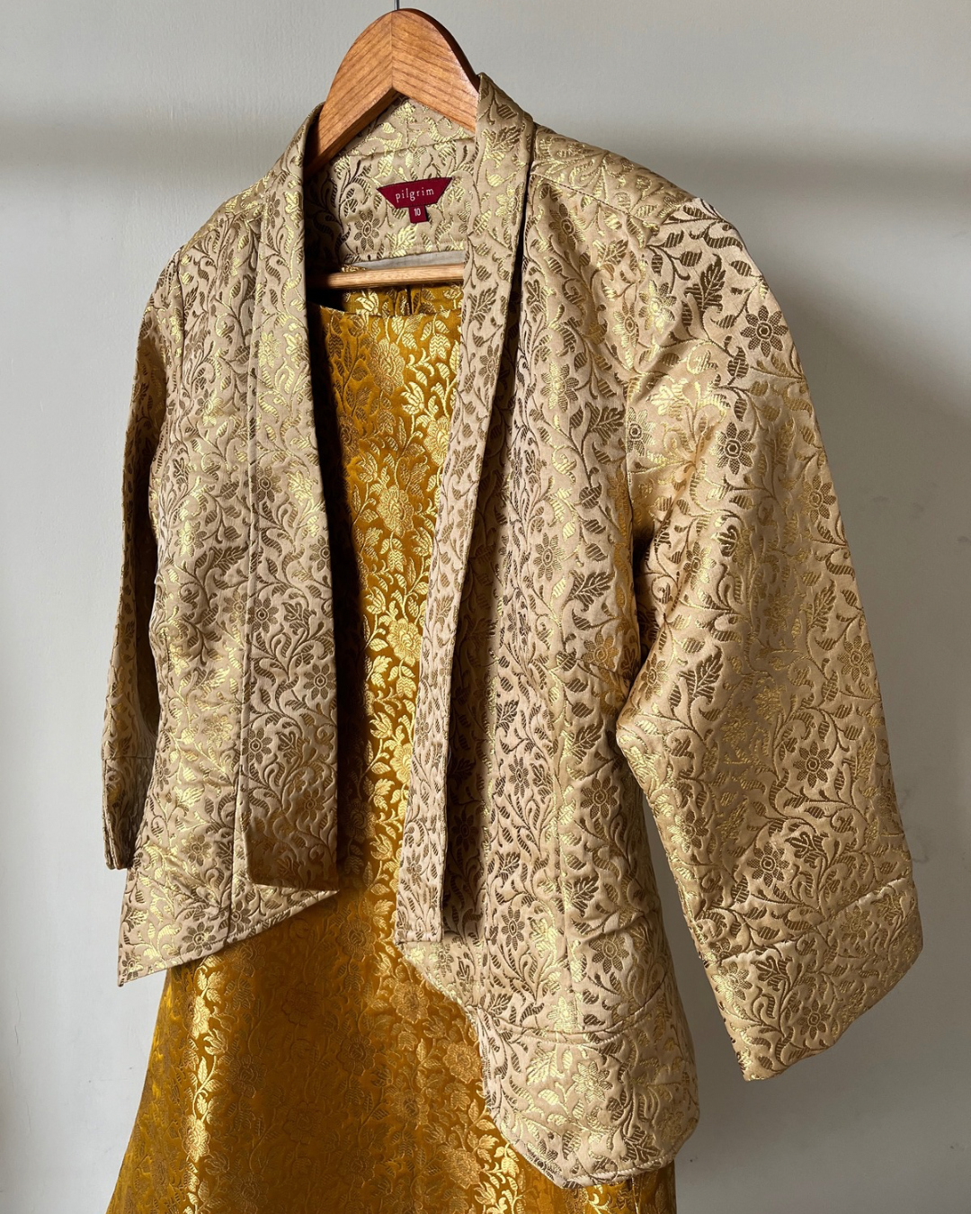 Graphic Jacket - Banarasi brocade