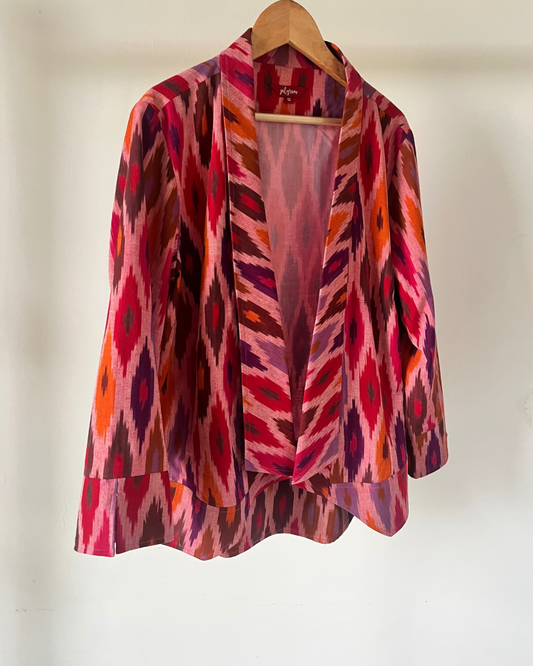 Graphic Jacket - multi ikkat