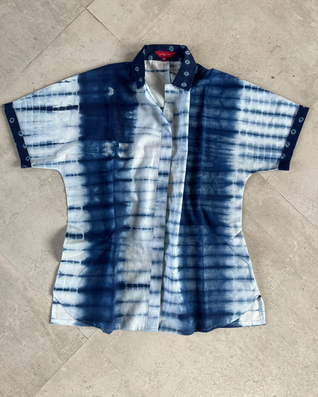 Devi Shirt - indigo tie dye