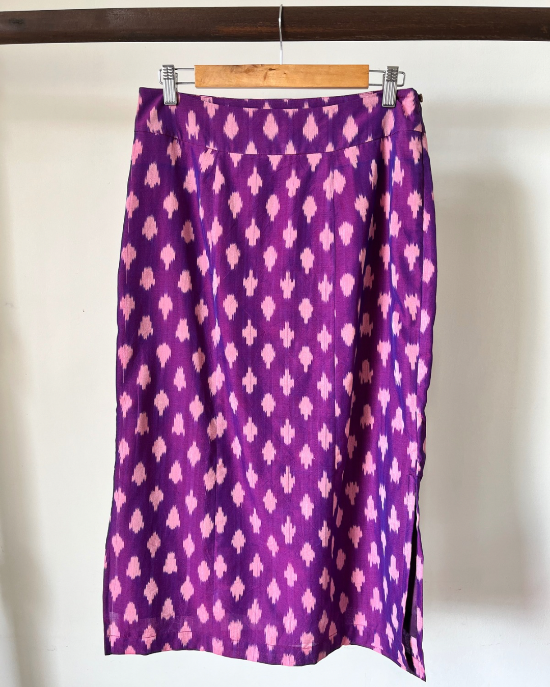 Anya Skirt - Purple Ikat