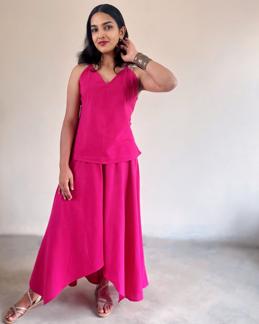 Adhira Skirt - Pink Cotton