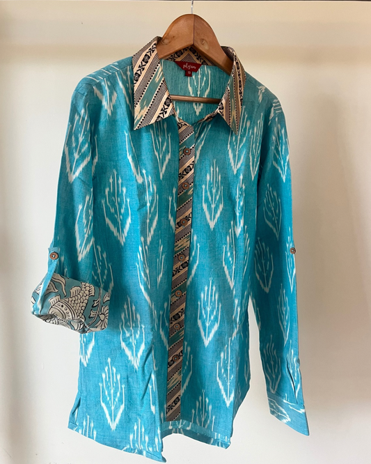 Citizen Shirt - light blue Ikat