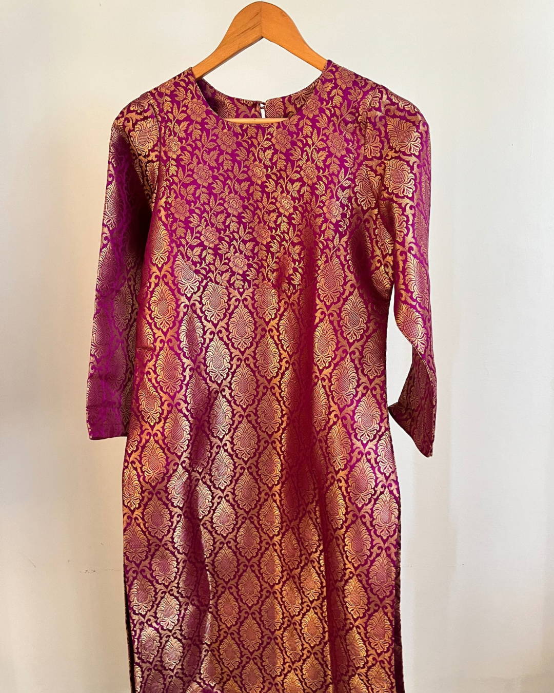 Sitara Kurta -Purple brocade