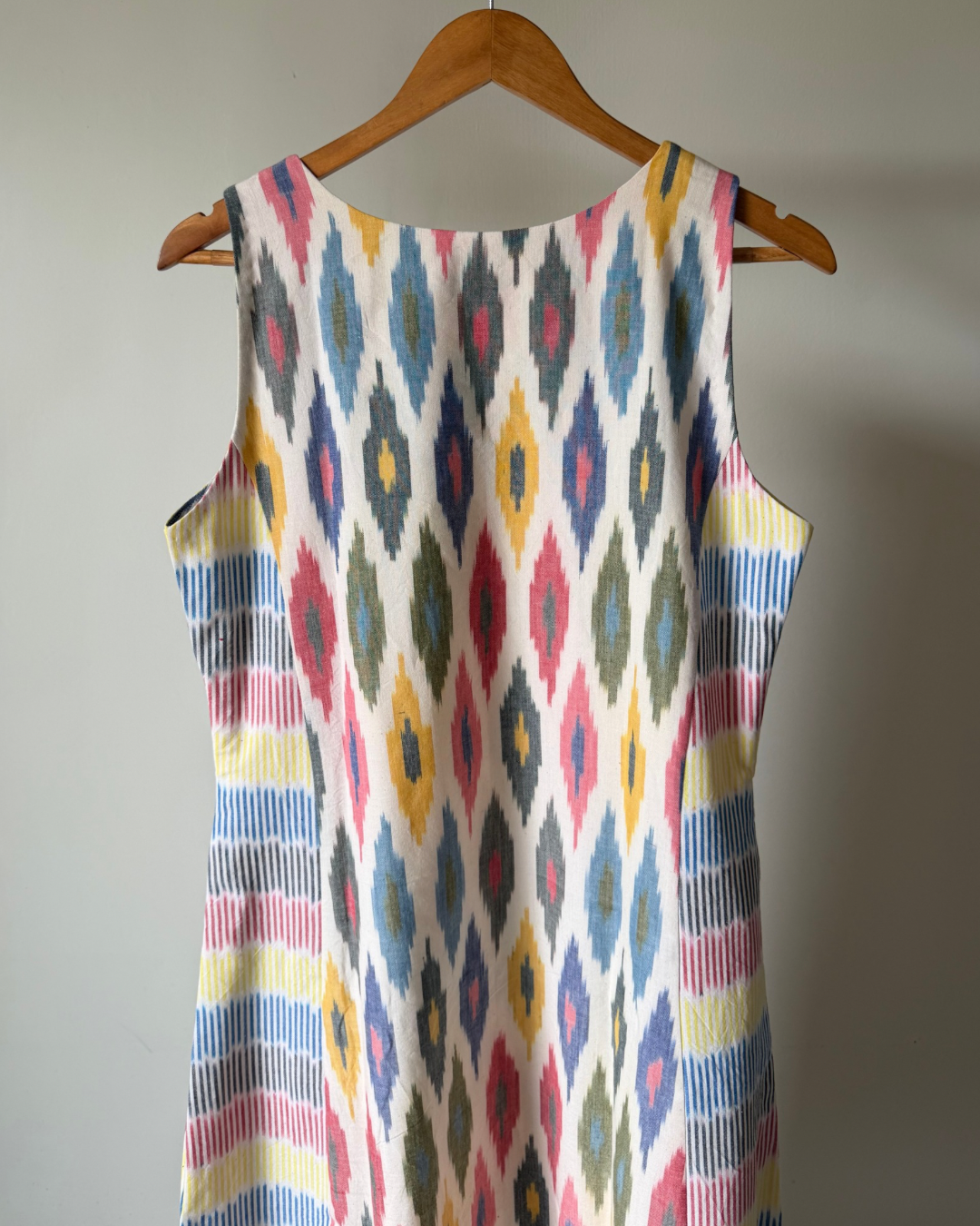Nargis Dress - multi coloured ikkat