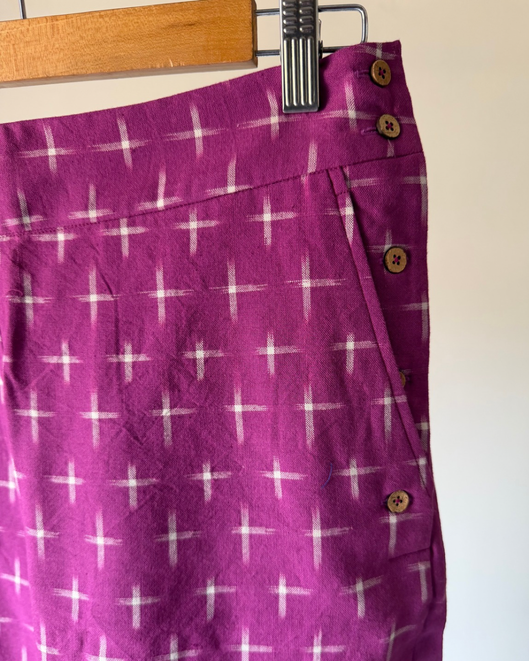 Sail Edit Pants - pink purple Ikkat