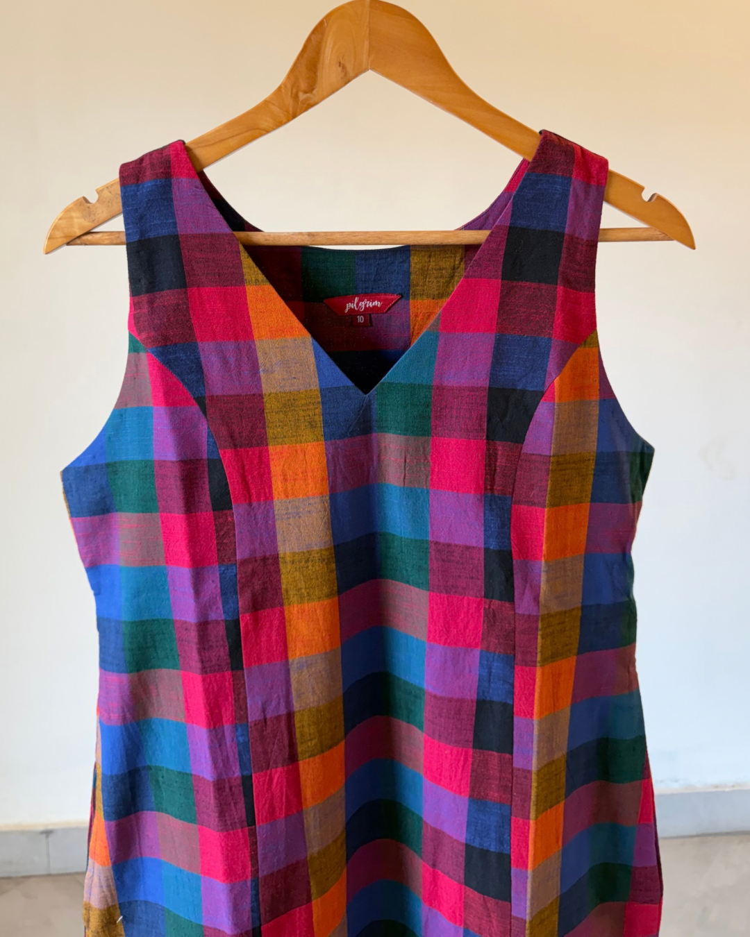 Nutan Dress - checked