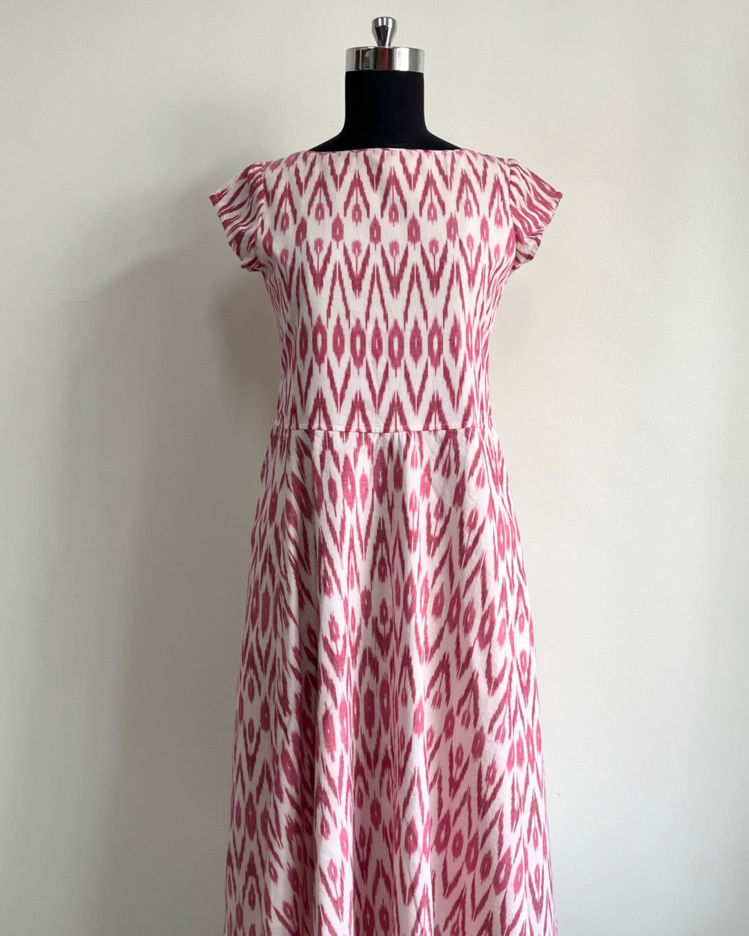 Varada Dress - Pink ikkat