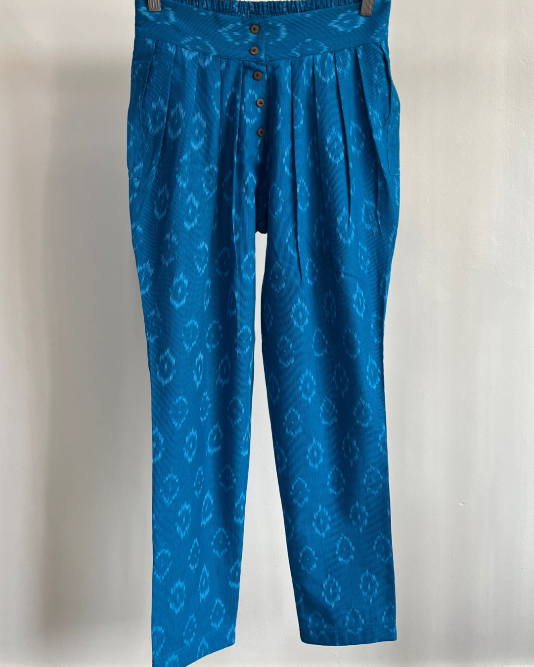 PinWheel Pants - Blue Ikat